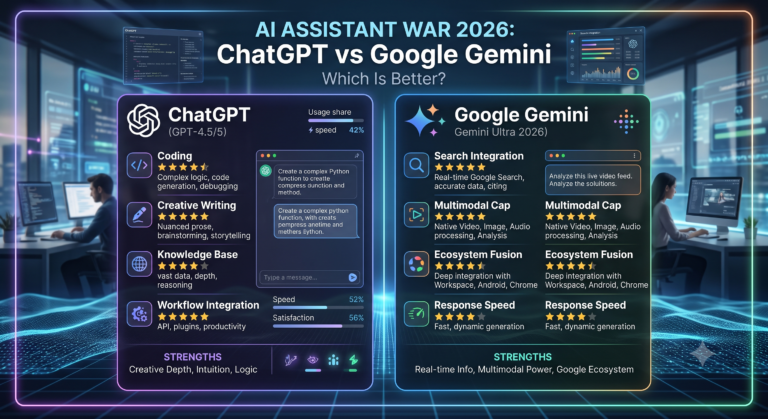 ChatGPT vs Google Gemini: Which One Is Better in 2026?