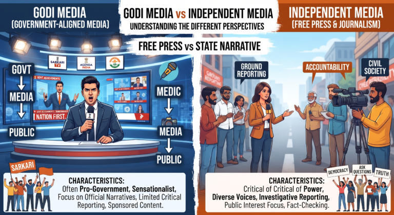 Godi Media vs Independent Media: Understanding the Different Perspectives