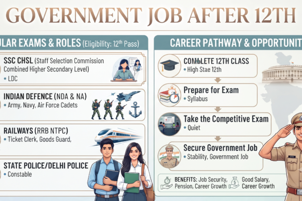 Government Job After 12th: Best Jobs, Eligibility, Salary, and Career Guide